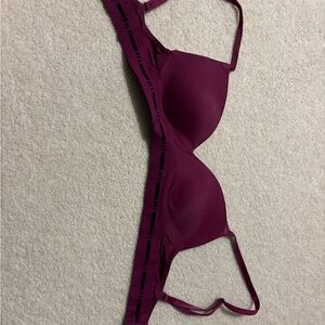 Plum colored Victoria’s secret/Pink Wireless Push up Bra